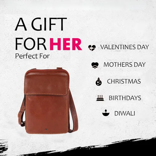 Vista 5 de Bolsos cruzados pequeños de cuero genuino para mujer, bolso de teléfono celular, bolso casual de moda con correa ajustable