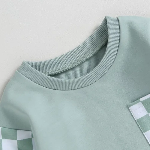 Vista 3 de Conjunto de sudadera de manga larga para bebé niño, ropa de otoño e invierno
