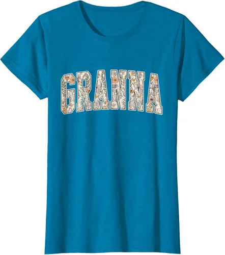 Vista 66 de Granna - Camiseta retro para el día de la madre Negro