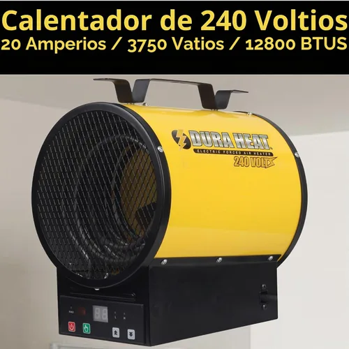Vista 6 de Dura Heat calentador de aire eléctrico, 13,640 BTU- EUH4000R.
