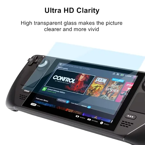 Vista 5 de Steam Deck Touch Protector Accessories KitScreen Protector Stand Base and Carrying Package For Valve Steam Deck
