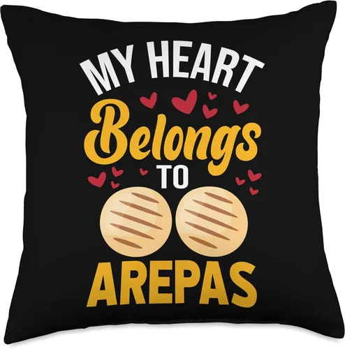 Vista 5 de Funny Arepa Gifts Men Women Colombia Venezuela Cita divertida almohada colombiana venezolana Arepa, 16 x 16 pulgadas, multicolor