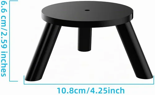 Vista 5 de Soporte de altavoz de escritorio para Echo Spot 2024, Echo Dot, Echo Glow, HomePod mini y Sonos Era 100, alarma de reloj de sonido Nintendo, soporte