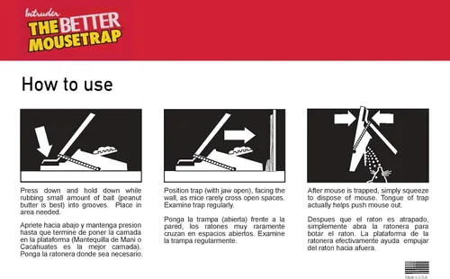 Vista 4 de Paquete de 24 trampas para ratones Intruder 16000 Better