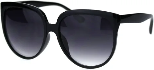 Vista 2 de Gafas de sol de cuerno retro de plástico para mujer