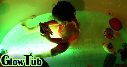 Vista 3 de Luz LEDES sumergida que cambia de color por control remoto para tina o spa - Funciona con batería
