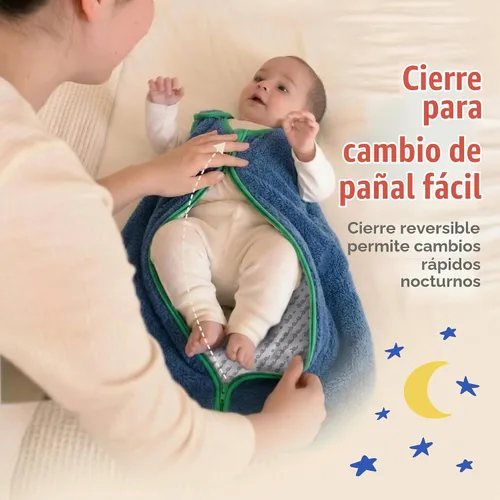 Vista 6 de baby deedee Sleep Nest Teddy - Saco de dormir para bebé, color marfil, pequeño (0-6 meses)