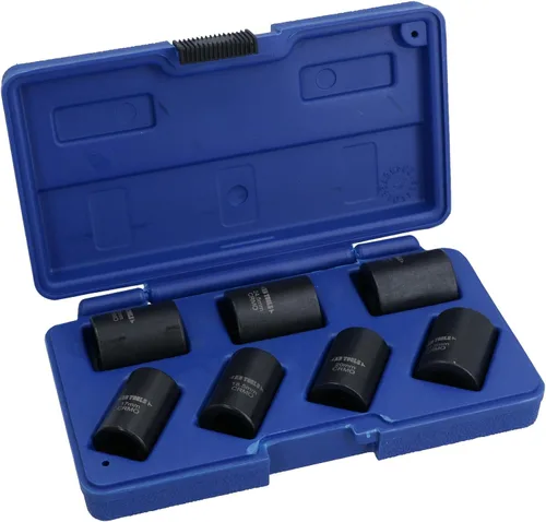 Vista 2 de 7pc 1/2" drive twist socket set/wheel lock nut remover/removal U.S.PRO AT136