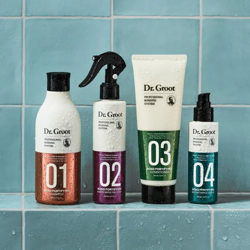 Vista 3 de Dr. Groot Bond - Suero fortificante para el cuidado del cabello con queratina y proteína de seda, coreano, sistema de unión profesional