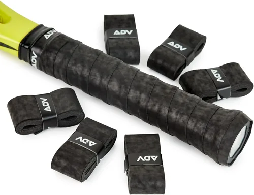 Vista 11 de ADV Dry - Cinta de agarre para raqueta de tenis, paquete de 12 y 30 unidades, cinta de agarre para raqueta de tenis FeltTac, cinta de agarre ultra