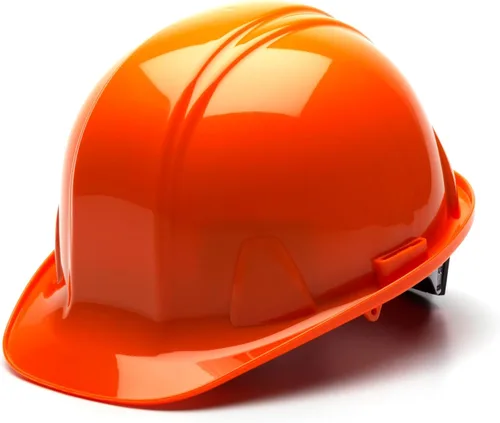 Vista 17 de Pyramex SL Series Cap Style Hard Hat, 4-Point Ratchet HDPE shell, Rain trough, Low-profile design, Fits all head sizes, Construction & utility