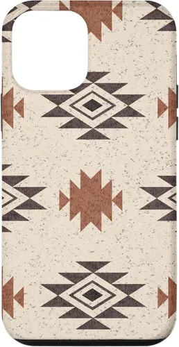 Vista 16 de Funda rústica para iPhone 17 con patrón azteca estilo bohemio occidental