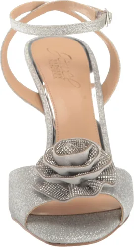Vista 2 de Jewel Badgley Mischka Vida Rosette Peep Stiletto