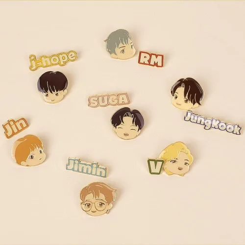 Vista 2 de BTS TinyTan Dynamite - Insignia de metal