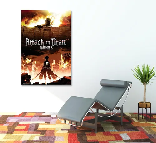 Vista 2 de Close Up Attack On Titan - Póster de manga y anime (24 x 36 pulgadas)