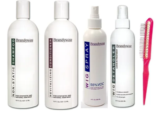 Vista 3 de Brandywine Productos para el cuidado del cabello sintético y humano (2 champús de 8 onzas)