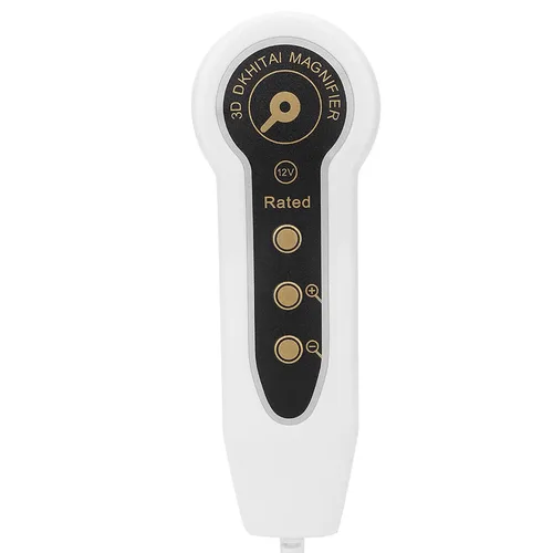 Vista 7 de Analizador del pelo de la piel de 5 pulgadas, detector del cuero cabelludo del pelo, equipado con dos lupas de diseño recargable imagen intuitiva