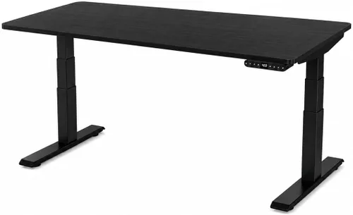 Vista 15 de Rise Up - Escritorio eléctrico de pie de altura ajustable de 24 a 49 pulgadas, doble motor, escritorio de pie grande de bambú de una pieza, 48 x 30