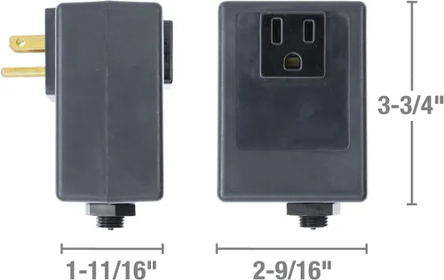 Vista 4 de Danco Interruptor de aire de montaje superior para trituradores de basura con longitud de rosca extendida en parte trasera mate (12037)