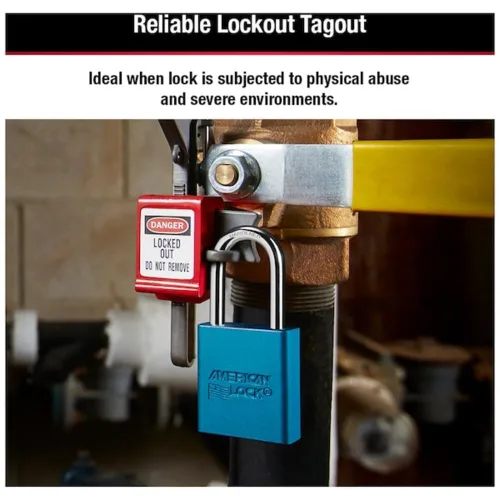 Vista 4 de American Lock A1106BLU Candado Aluminio, Azul