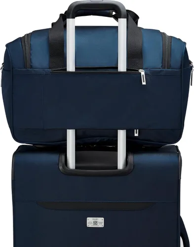 Vista 11 de DELSEY Paris Sky Max 2.0 Softside - Equipaje expandible con ruedas giratorias, Azul, Sky Max 2.0 Softside - Equipaje expandible con ruedas giratorias