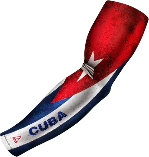 Vista 4 de B-Driven Sports Sleeve Pro-Fit - Manga Patriótica - Estados Unidos, Cuba, México, Israel, Canadá, Venezuela, Rep. Dominicana - Individual