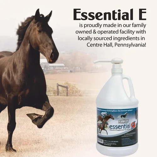 Vista 8 de Pennwoods Essential E: Suplemento equino de vitamina E para la salud, el rendimiento, la recuperación y la nutrición del caballo - 1 galón