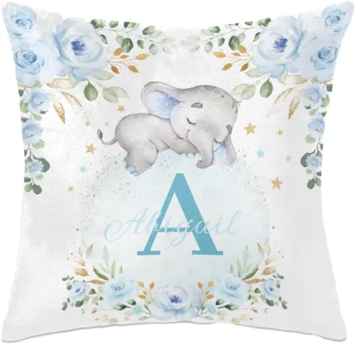 Vista 12 de Funda de almohada personalizada con nombre de bebé para bebé, niño y niña, almohada personalizada con nombre, almohada personalizada para sofá