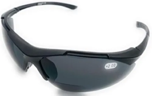 Vista 2 de Lentes de sol de lectura bifocales de seguridad deportiva para hombres y mujeres Negro