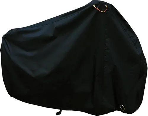 Vista 7 de Viaky Funda de bicicleta para dos bicicletas, cubierta de lluvia para bicicleta de carretera de montaña con orificio de bloqueo, impermeable al aire