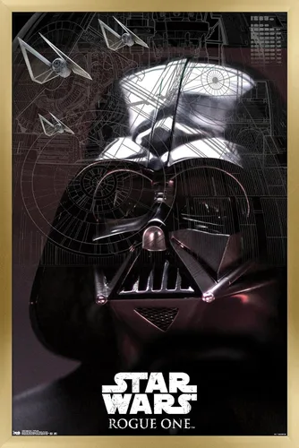 Vista 19 de Trends International Star Wars: Rogue One - Póster de pared de Lord Sith, 14.725 x 22.375 pulgadas, versión enmarcada de madera de granero