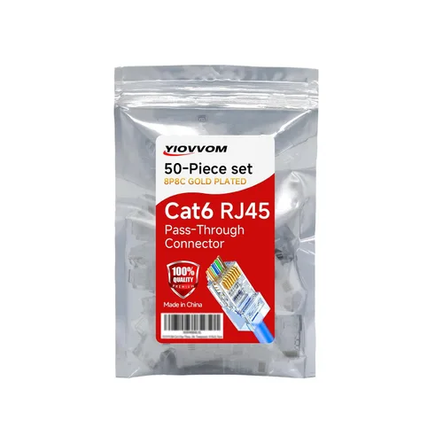 Vista 13 de Conectores RJ45 8P8C de paso Cat 6