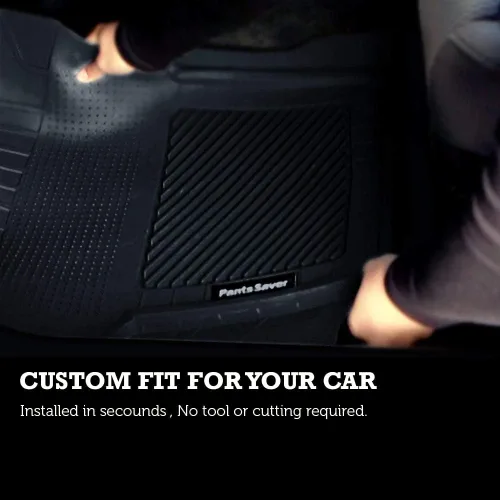 Vista 2 de PantsSaver Alfombrillas personalizadas para Volvo XC40 Recharge 2021, alfombrillas resistentes para el suelo del asiento delantero y segundo
