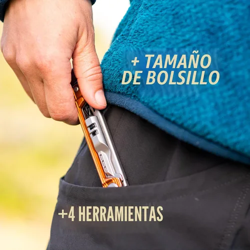 Vista 3 de Cuchillo de bolsillo multiherramienta EDC Gerber Gear Armbar Slim Drive con destornillador, abridor de botellas, naranja quemado