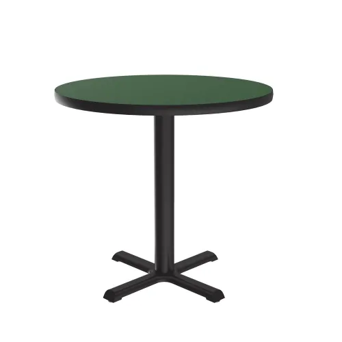 Vista 27 de Correll - Mesa cuadrada de pub de 24 pulgadas, mesa de cóctel de comedor de 29 pulgadas de alto, parte superior laminada de alta presión de granito
