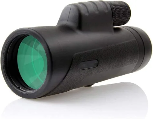 Vista 2 de Portable Binoculars High Power 12x50 Monocular Telescope, IPX7 Waterproof Monocular with BAK4 Prism Lens Monocular with Smartphone Adapter and