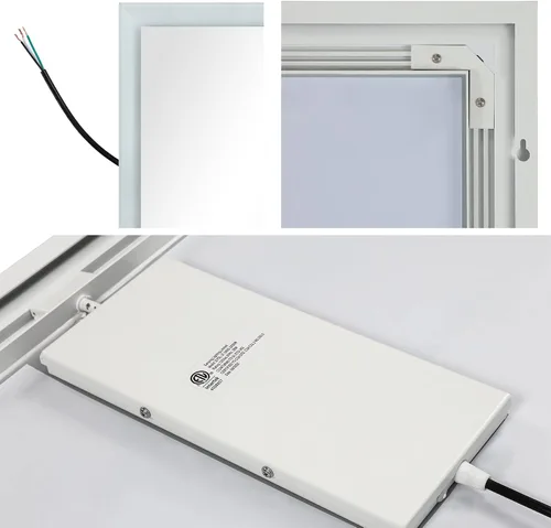 Vista 7 de Espejo de luz LED Dowell 16x32