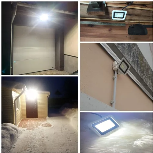 Vista 6 de MIWAT ultrafino al aire libre impermeable de 20W IP68 con enchufe en el cable para las luminarias LED de la pared del jardín