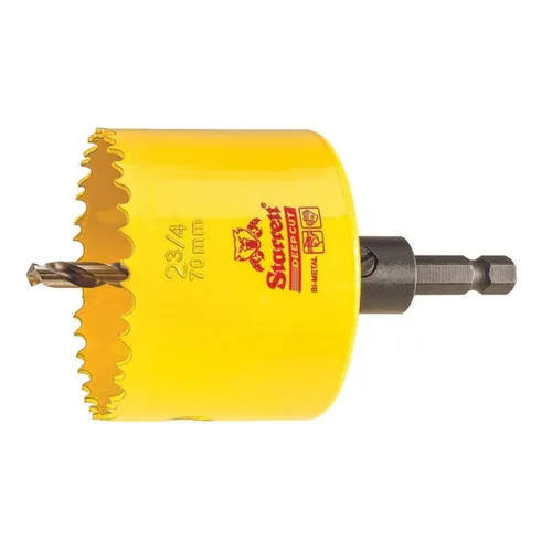 Vista 53 de Starrett LS - Corona perforadora HSS de corte profundo 1-7-8" (48mm) (DCH0178-G)