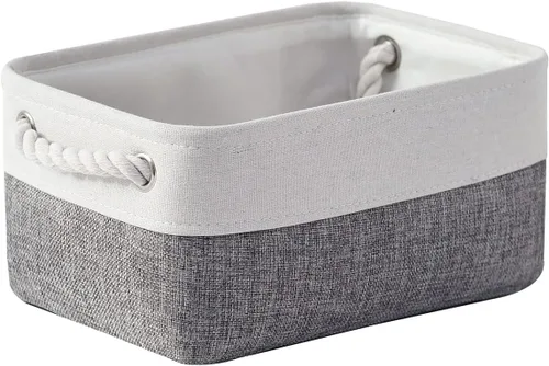 Vista 46 de TheWarmHome Contenedores de almacenamiento para estantes, tamaño mediano, 3 unidades, 13.8 pulgadas de largo x 9.8 pulgadas de ancho x 6.7 pulgadas