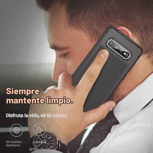 Vista 8 de Funda diseñada para Samsung Galaxy S10 Plus, regalo de grado militar, resistente a las caídas, a prueba de golpes, para Galaxy S10+ Plus