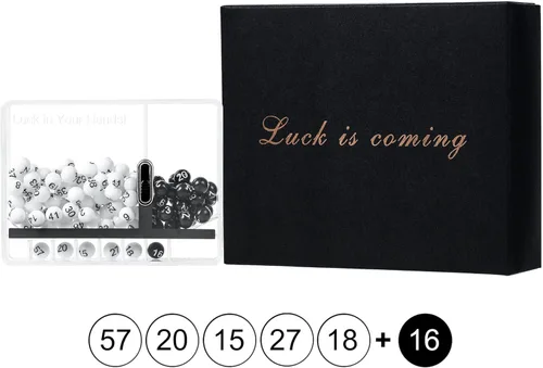 Vista 5 de Regalos divertidos para hombres y mujeres, selector de números de la suerte portátil para comprador de lotería, juego de Powerball y Mega Millions