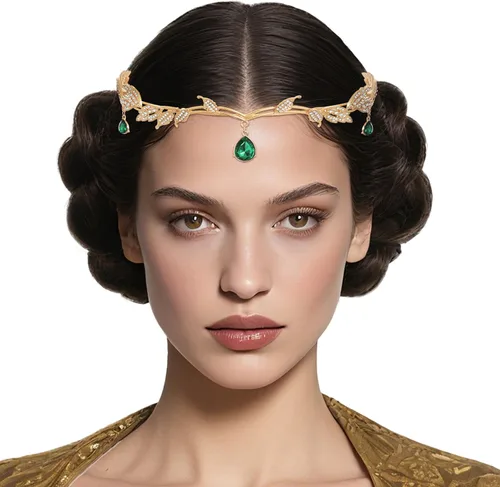 Vista 10 de Babeyond Mujeres, bodas, dama de honor, tiara, vidrio austríaco, banda con caja de regalo