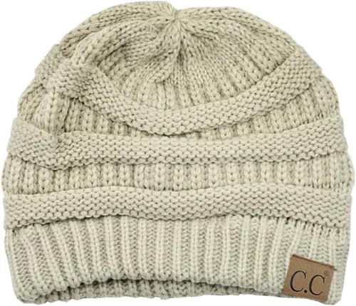 Vista 51 de C.C Trendy Warm Chunky Soft Stretch Cable Knit Beanie