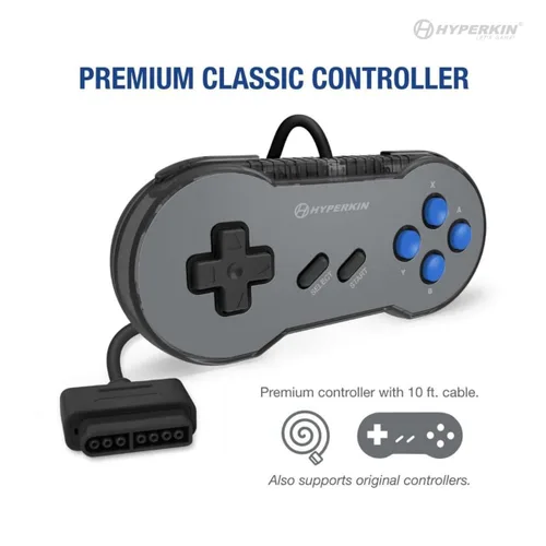 Vista 4 de Hyperkin Suparetron HD Gaming Console for Super NESSuper Famicom (Space Black) - Super NES