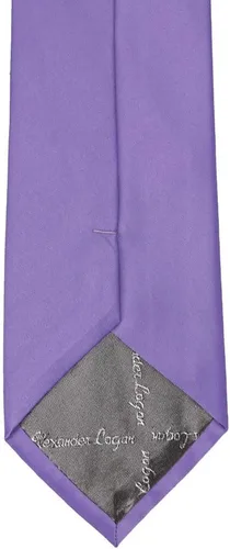 Vista 140 de tiemart Corbata de color sólido para hombre Longitud estándar