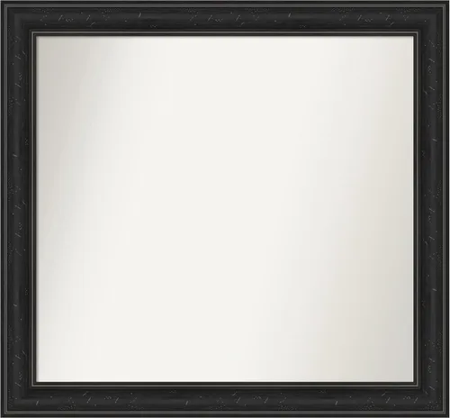 Vista 292 de Amanti Art Espejo personalizado, gran espejo de baño estrecho, espejo de pared o espejo de tocador de baño sobre el fregadero (24 x 24 pulgadas)
