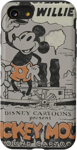 Vista 18 de Funda para iPhone 16 Disney 100 Mickey Mouse Steamboat Willie Sound Cartoon D100