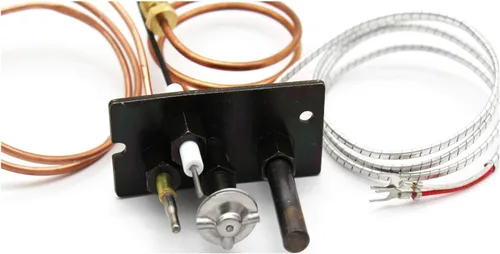 Vista 4 de MENSI Conjunto piloto de gas natural de propano compatible con HHT, pieza de ensamblaje piloto Majestic 10002265,10002264 para chimeneas y freidora