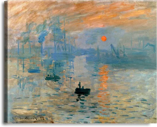 Vista 192 de A&T ARTWORK Antibes Seen from The Salis Gardens de Claude Monet Las Obras de Arte Clásico Mundial Reproducciones, Impresiones de Arte en Lienzo